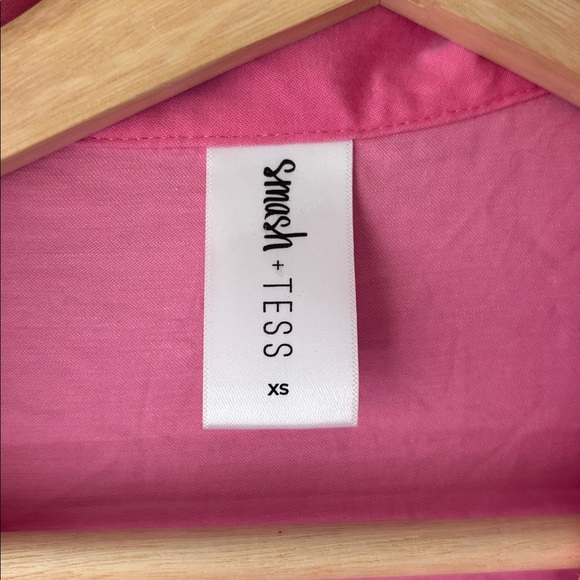 Smash + Tess Kimi Coveralls • Papaya Pink • Zip Front Boilersuit • XS (fits S) - Picture 3 of 5